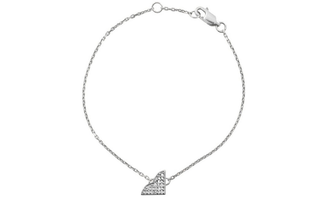 Pureshore Mosaic Bracelet in Silver with White Diamonds main image 1
